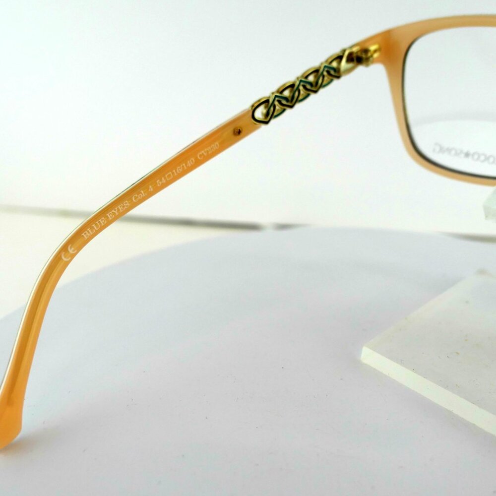 COCO SONG CV 230 (C:4) BEIGE  54-16-140 EYEGLASS FRAMES - Picture 7 of 9